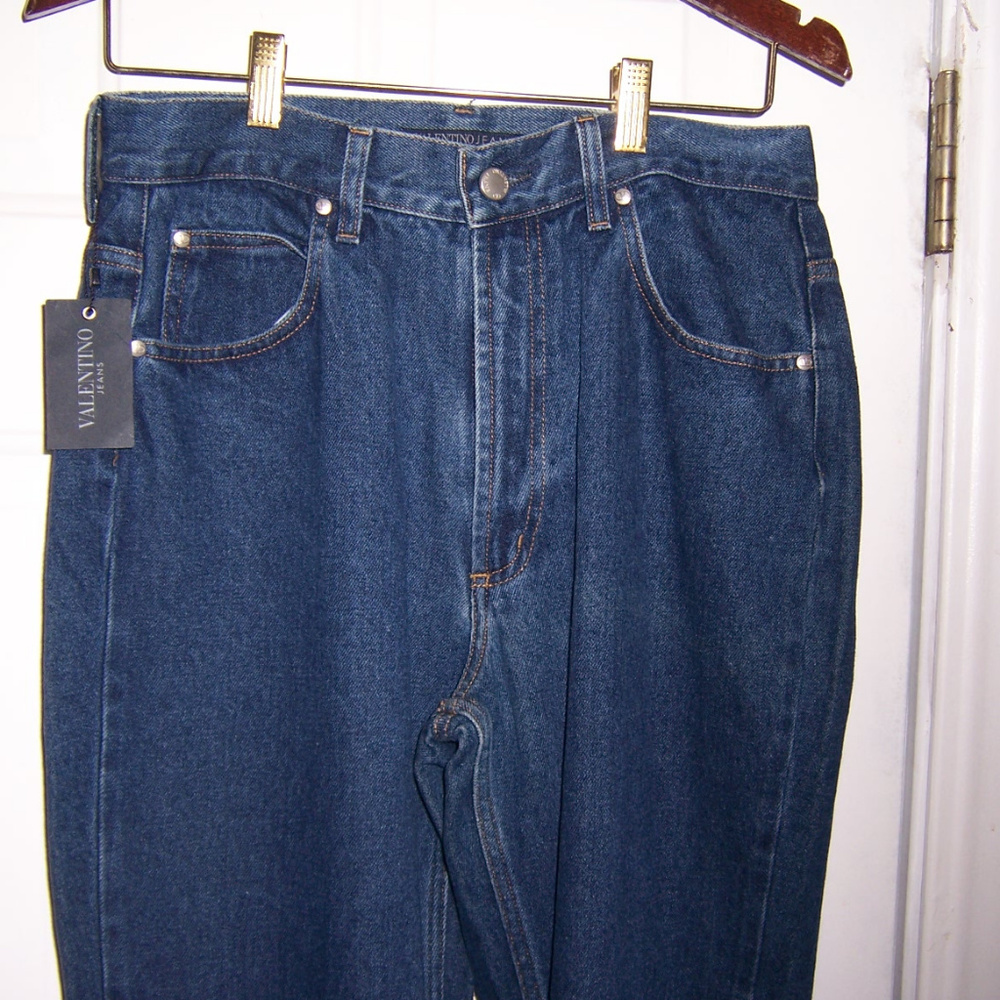 MENS VALENTINO BLUE JEANS NWT MEASURE 30X34